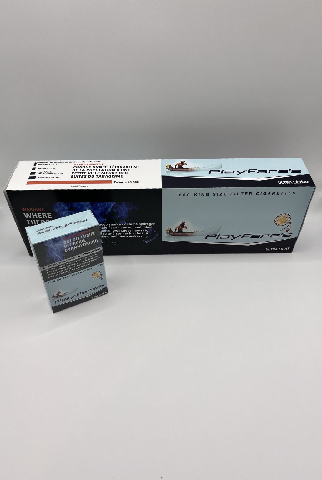 PlayFare's Ultra Light Cigarettes